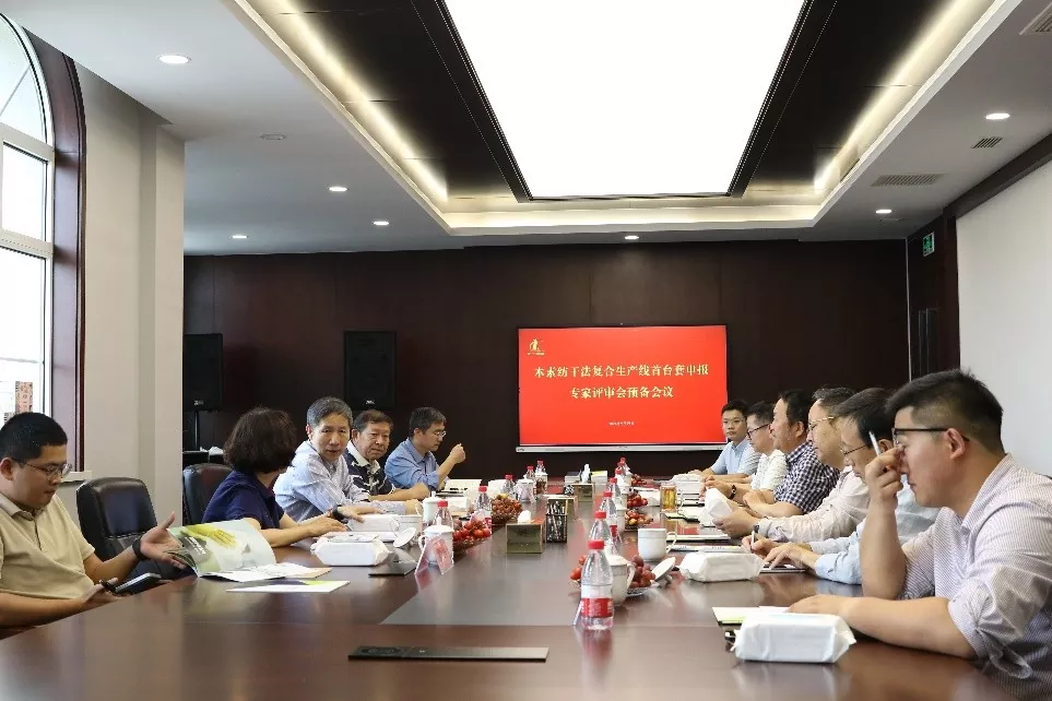 Rapat persiapan kanggo wiwitan aplikasi Expert pertama saka garis produksi kayu lan pangatusan gabungan