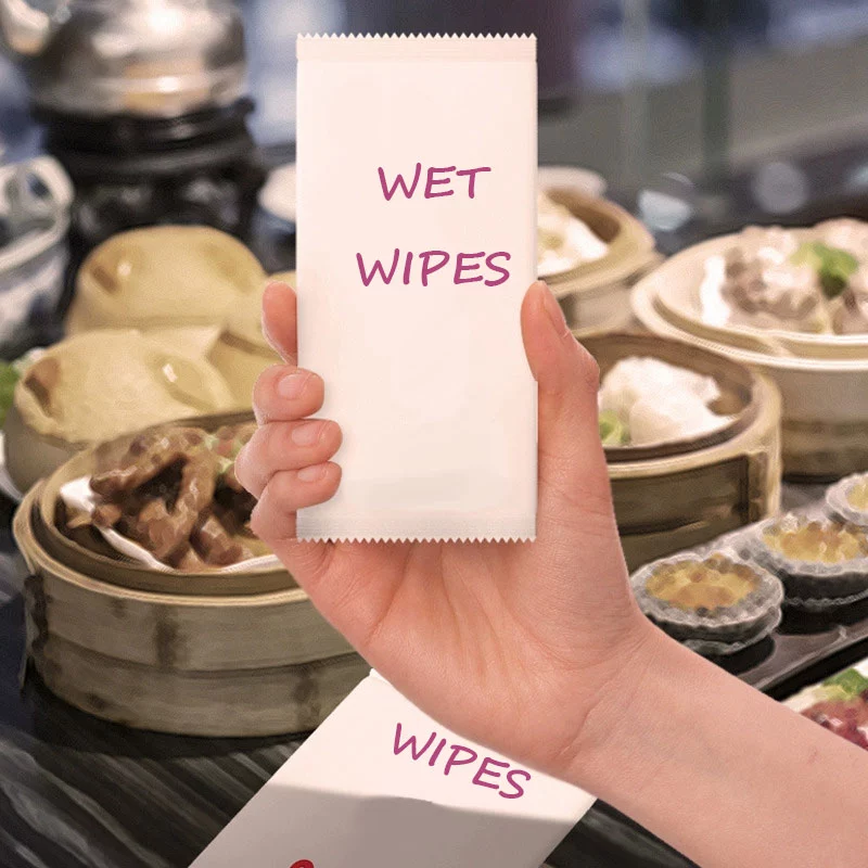 Wipes udan kanggo restoran
