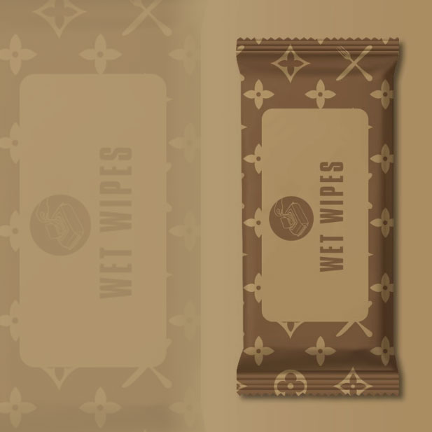 Wipes udan nganggo logo